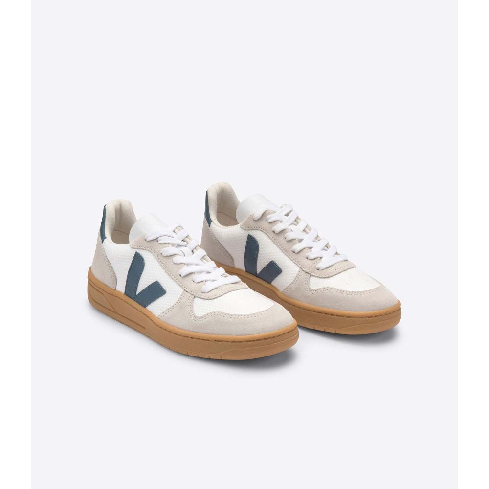 Veja V-10 B-MESH Tenisky Damske White/Beige | SK 637MQZ